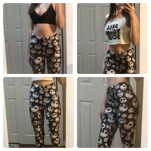 Skull Print Leggings